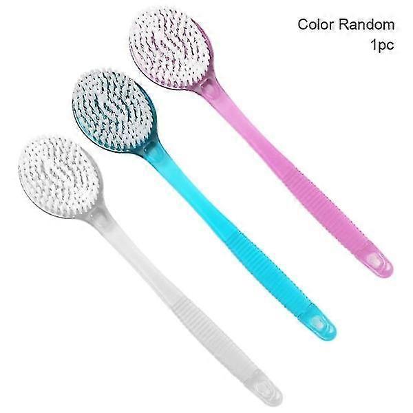 Bath brush Long handle Bath brush back brush Color Random Zekai