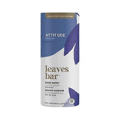 Attitude Leaves Bar Body Butter Sea Salt ,3 Oz