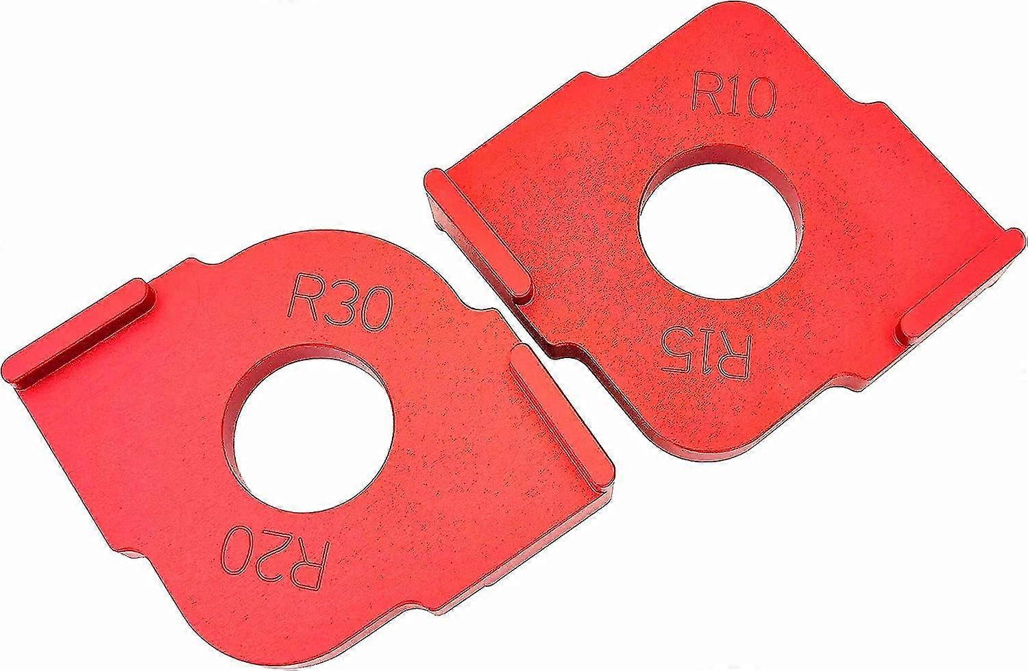 Aluminium Alloy Woodworking Tools 2pcs Radius Jig Router Templates Rounded Corners R10 R15 R20 R30