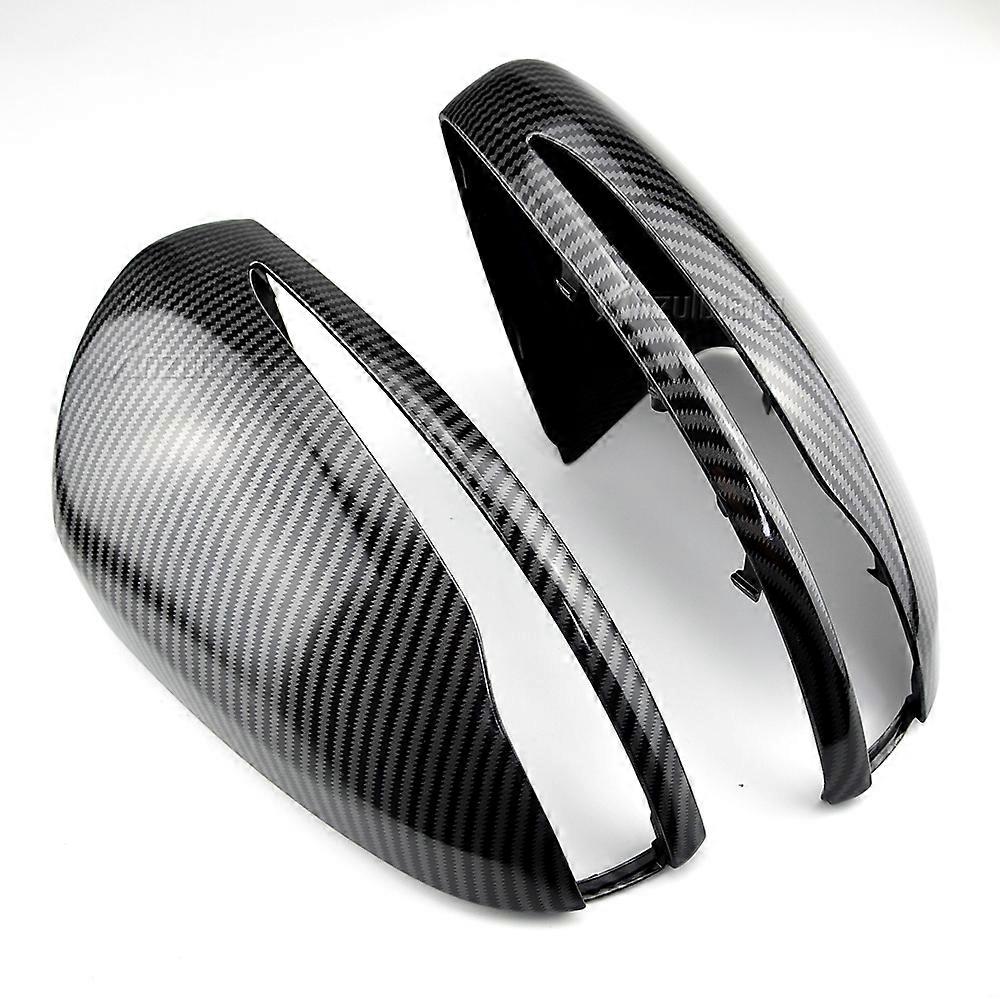 For Mercedes-Benz C-class W205 E-class W213 GLC-class X253 S-class W222 ABS bright black car rearview mirror cover trim LHD