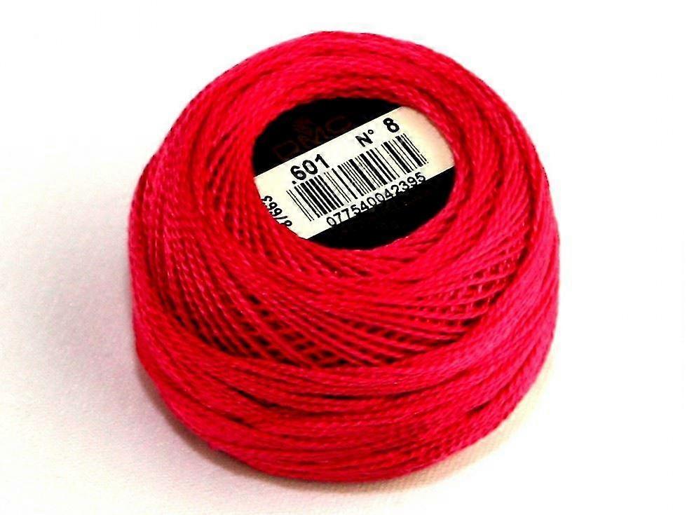 Size 8 Cotton Perle Thread 80m  601 - per 10 gram ball