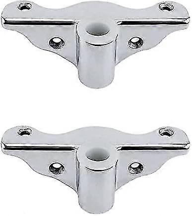 2pcs 316 Stainless Steel Rowlock Oarlock Socket Oarlock Support Bracket For 1/2'' Shank