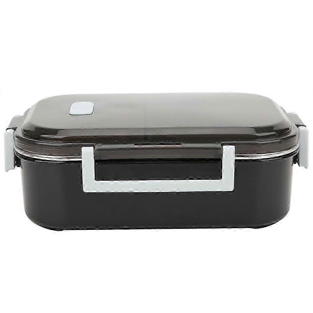 304 Stainless Steel Portable Lunch Box Food Container for Outdoor Camping Picnic 700mlBlack
