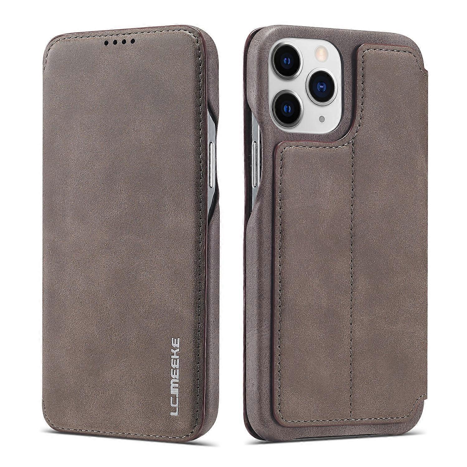 Étui en cuir LC Hon Ancient Series pour iPhone 13 Pro