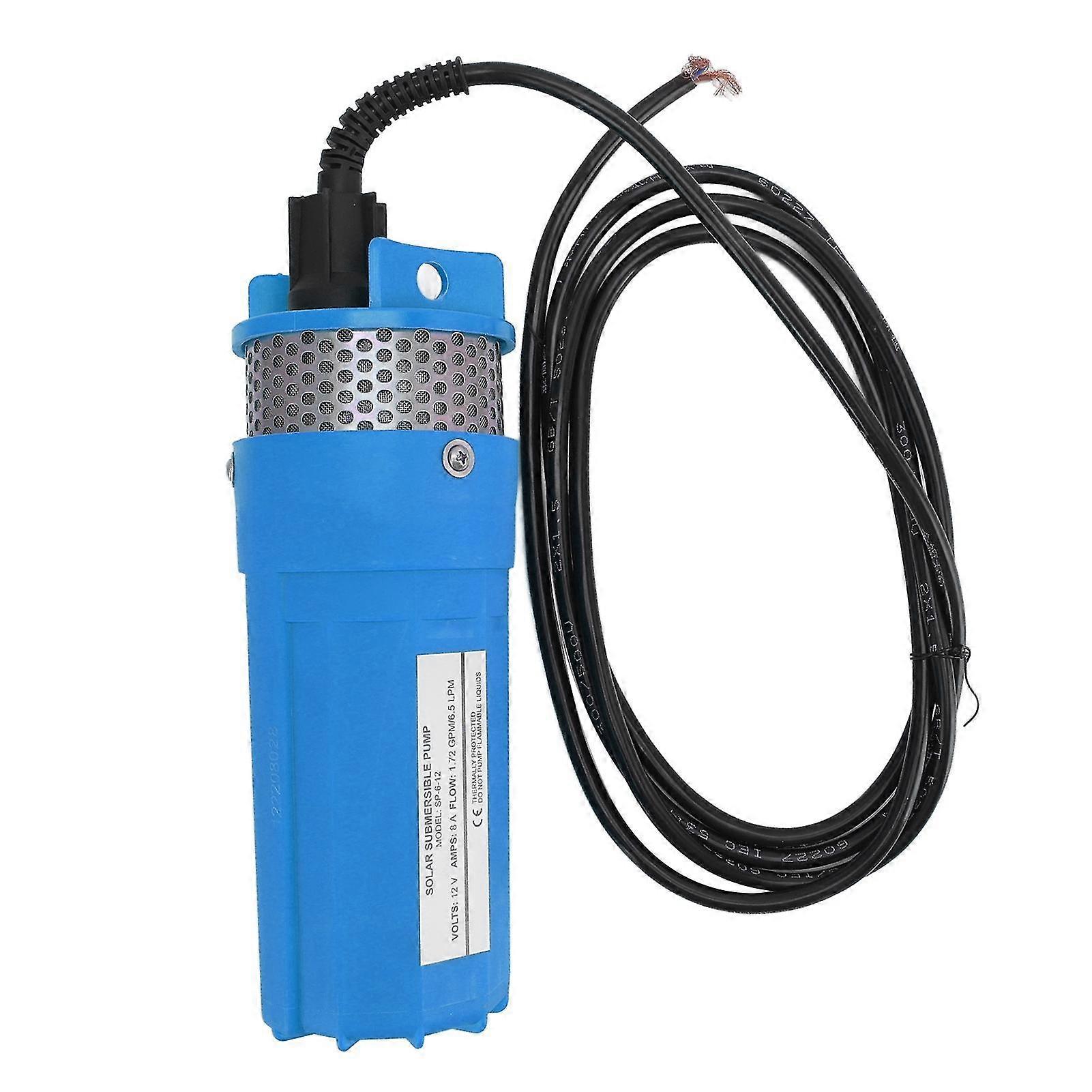 12V DC Solar Submersible Pump 6.5L for Irrigation and Remote Water Use in Ponds