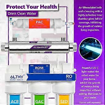 Filtre à Eau UV ALTHY UVF-FS11 - Stérilisateur Ultraviolet 1 GPM Avec Capteur Intelligent