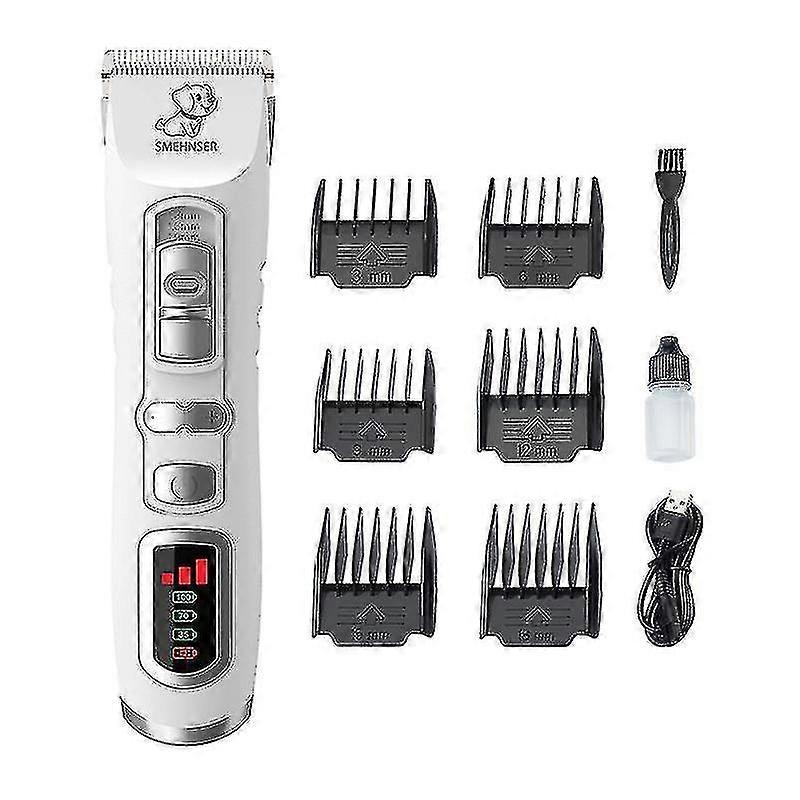 Professional Dog Clipper With Lcd Display, Thick Long Hair Dog Clipper, Cordless Dog Cat Clipper, Do