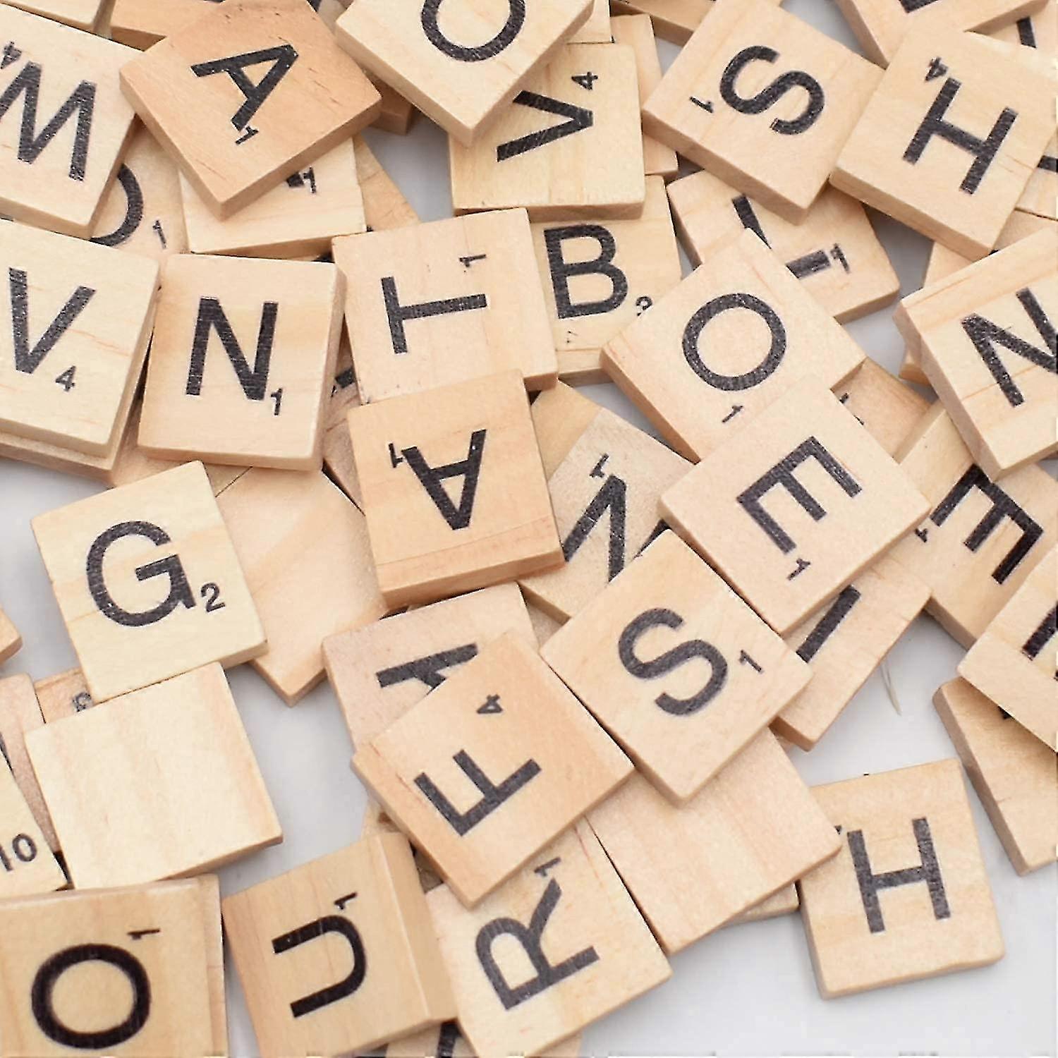 Set Of 100 Wooden Alphabet Letters For Wall Decoration