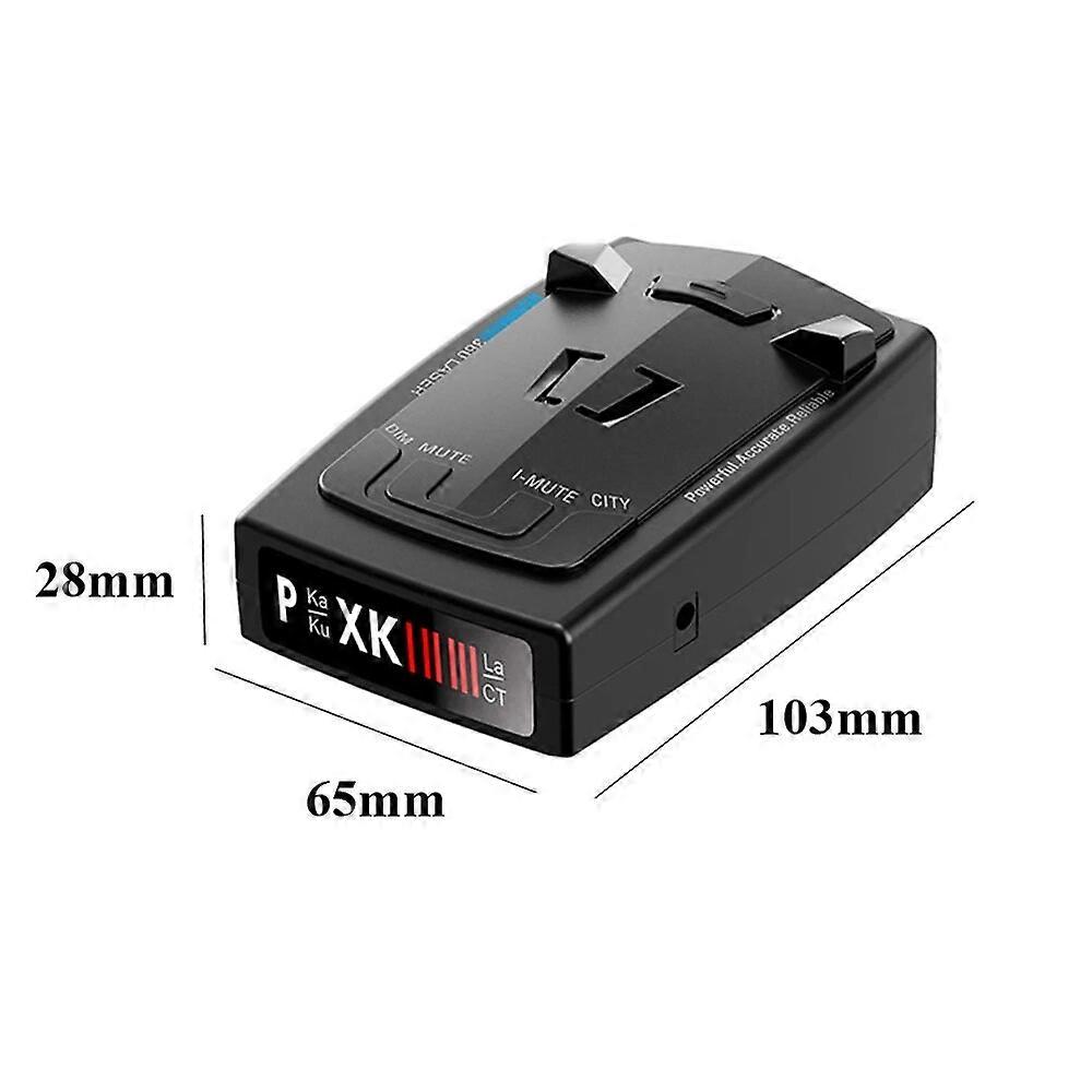 RAD2000 Car Radar Detector 12V English Russian Laser Rador Detection Speed Alarm 2 Modes K X Ka Band Car Accessories