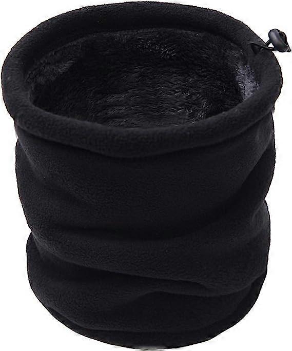 Winter wool neck warmer, soft double layer wool thick warm keeping neck warmer, elastic and multi-functional