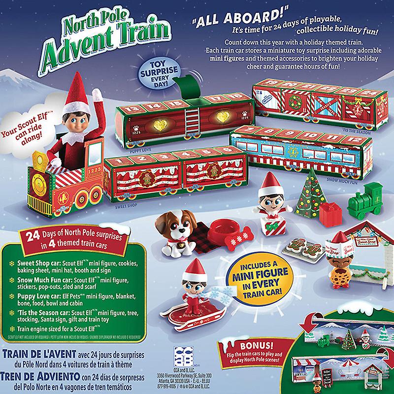 Christmas Countdown Advent Calendar 24 Days Surprise Blind Box Train Blind Box