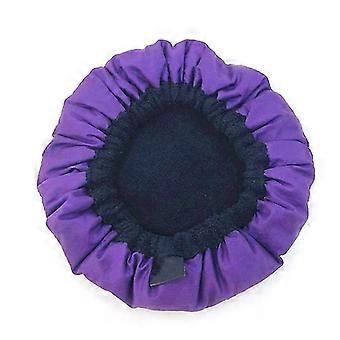 helt nya Flax Care Cap Mikrovågsugn Uppvärmning Steaming Cap Hårvård Bakad Olja Cap Uppvärmning Svart