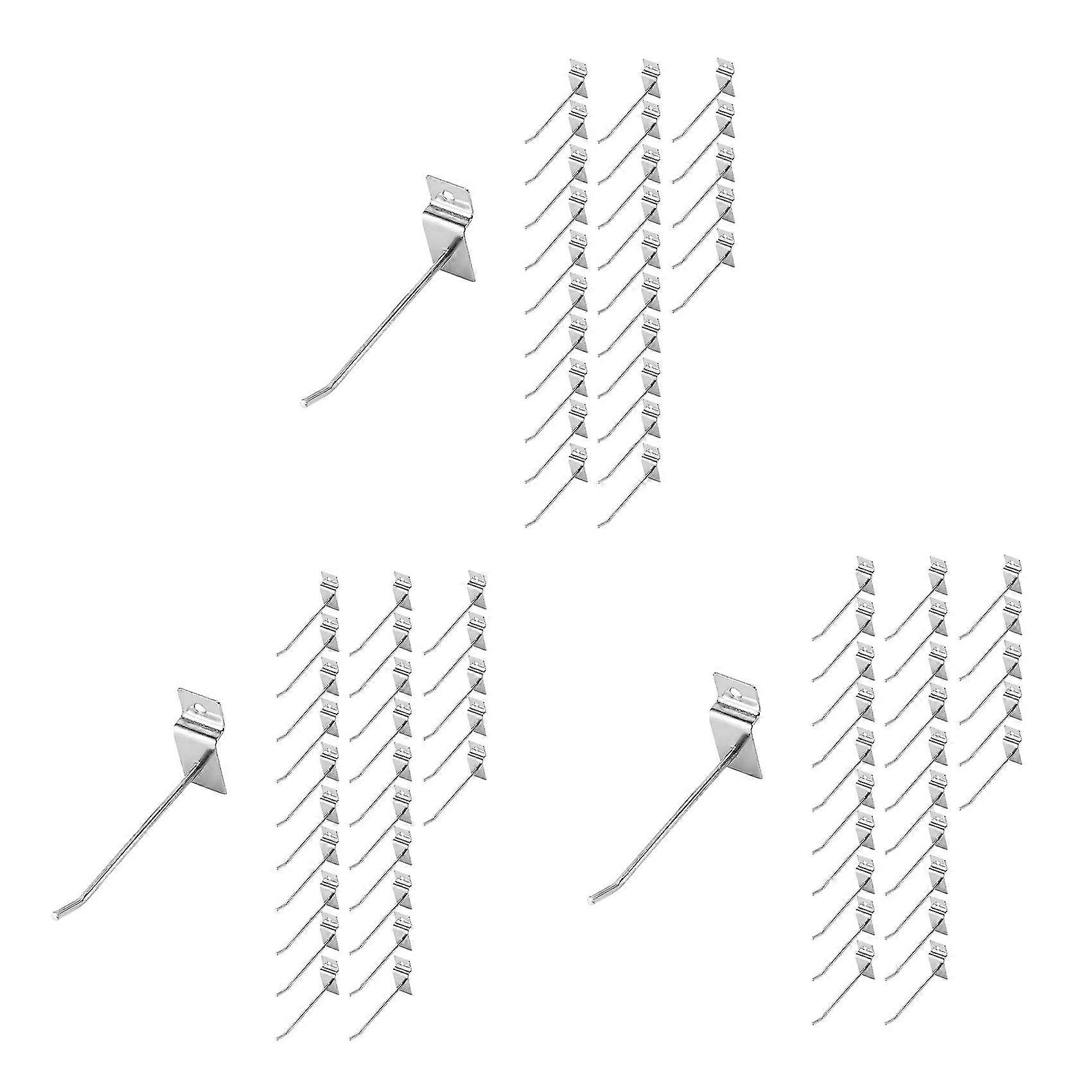 75 X Tek Kanca Pin Dükkan Ekran Montaj Çatalı Askı 100mm