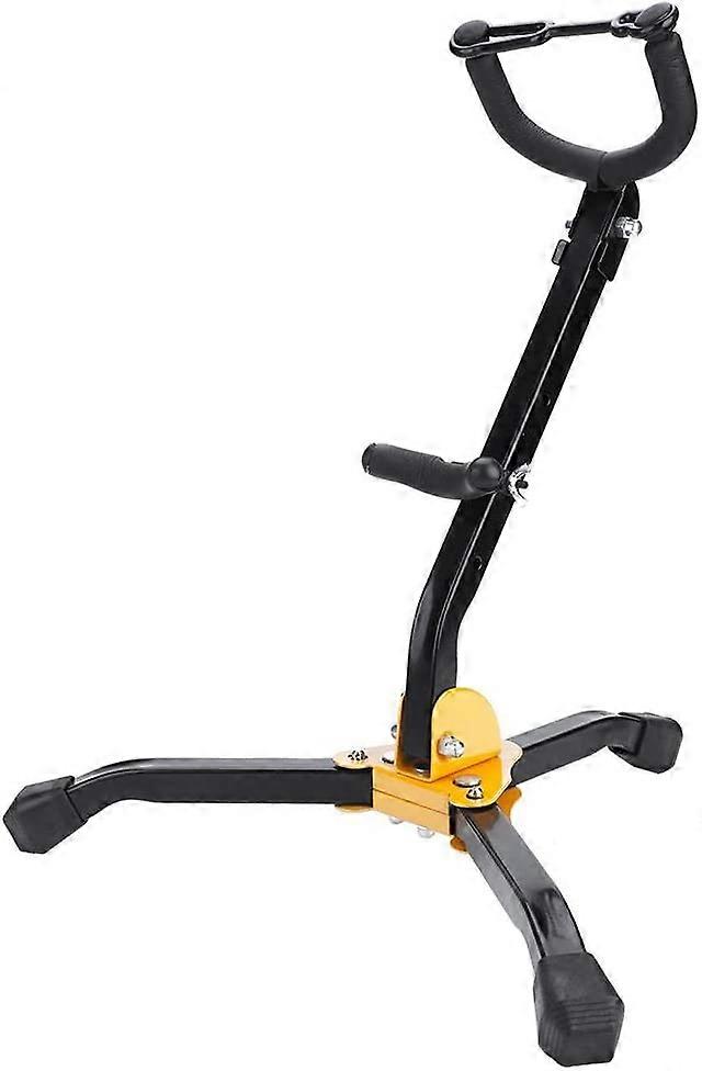 Foldable Saxophone Stand, Adjustable Metal Alto Tenor Sax Saxophone Tripod Stand (D-583-A)