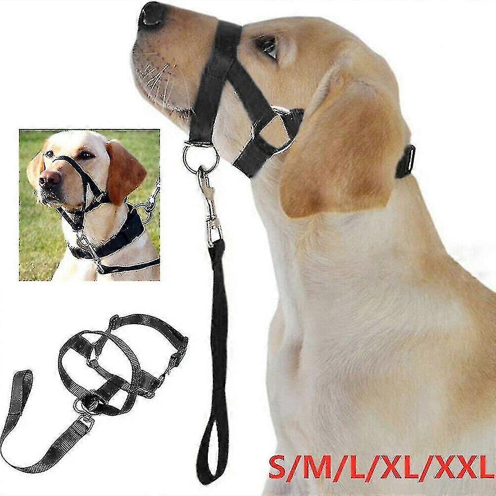 Dog Halter Training Head Collar Anti Stop Chewing Pets Accessories