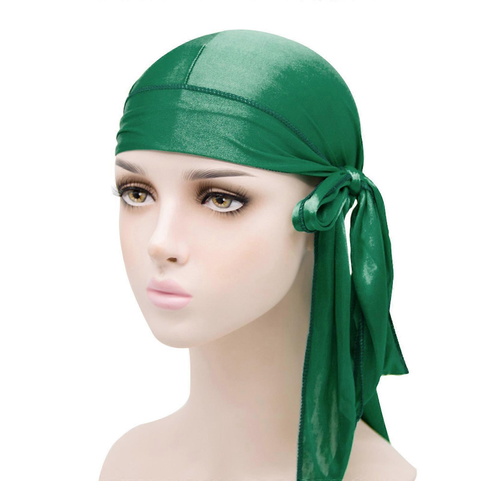 Silky Durag με Μακριά Ουρά για Άνδρες, Pack Durags Do κουρέλια για 360 Κύματα