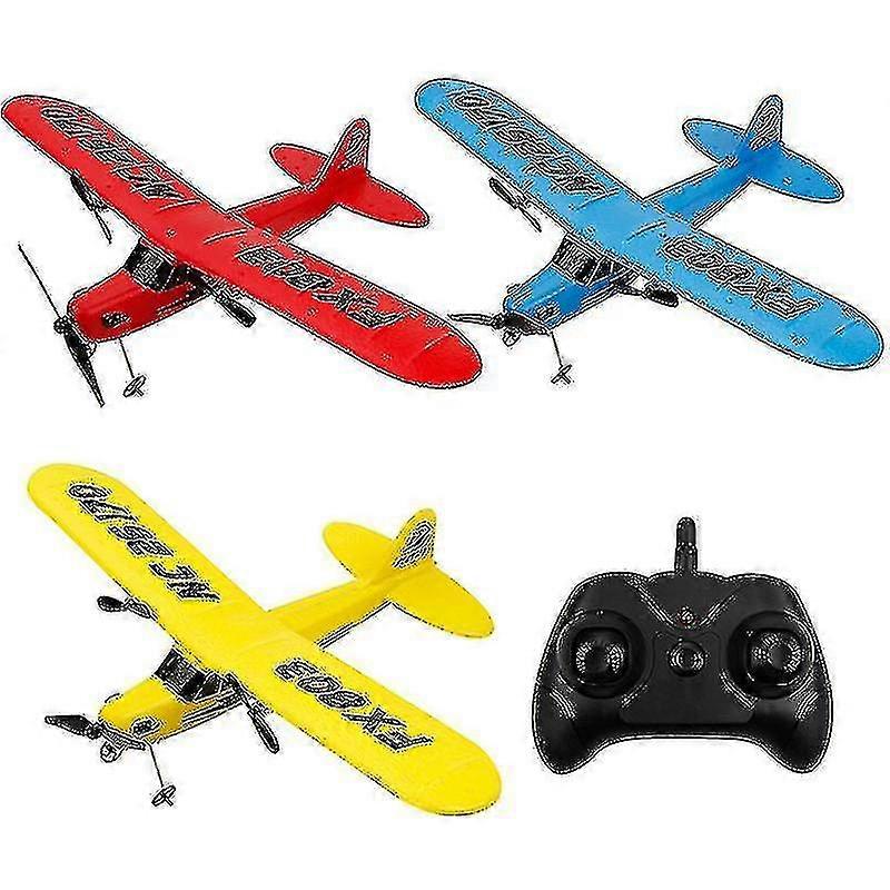 パイパーJ-3カブFX-803リモートコントロールグライダー電気フォーム小型飛行機固定翼航空モデル子供のおもちゃイエローボリス