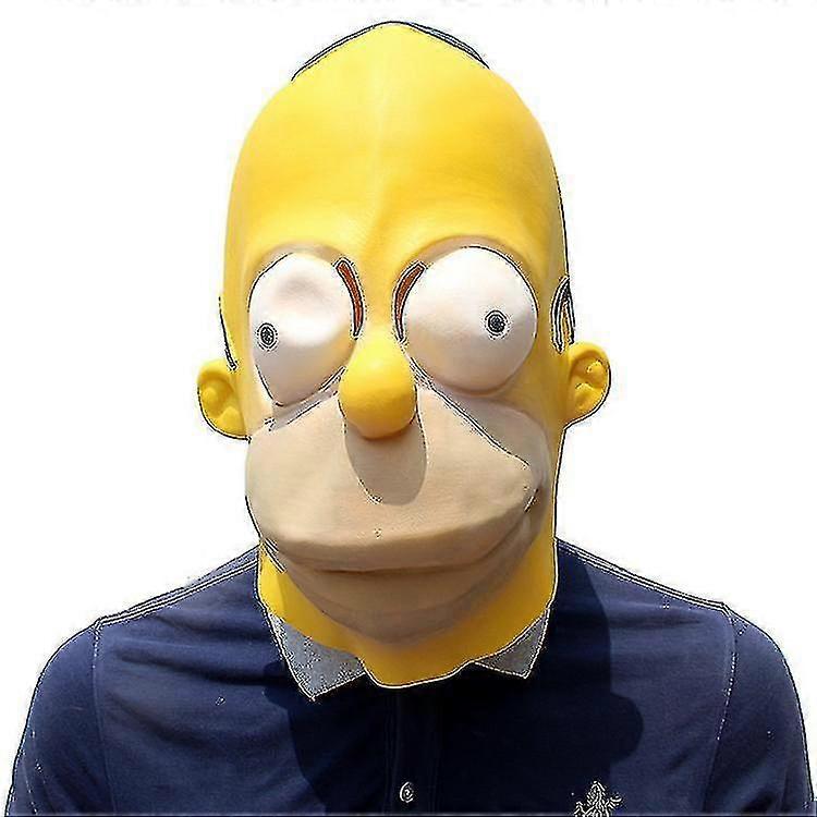 Simpson Mask Halloween Latex Mask