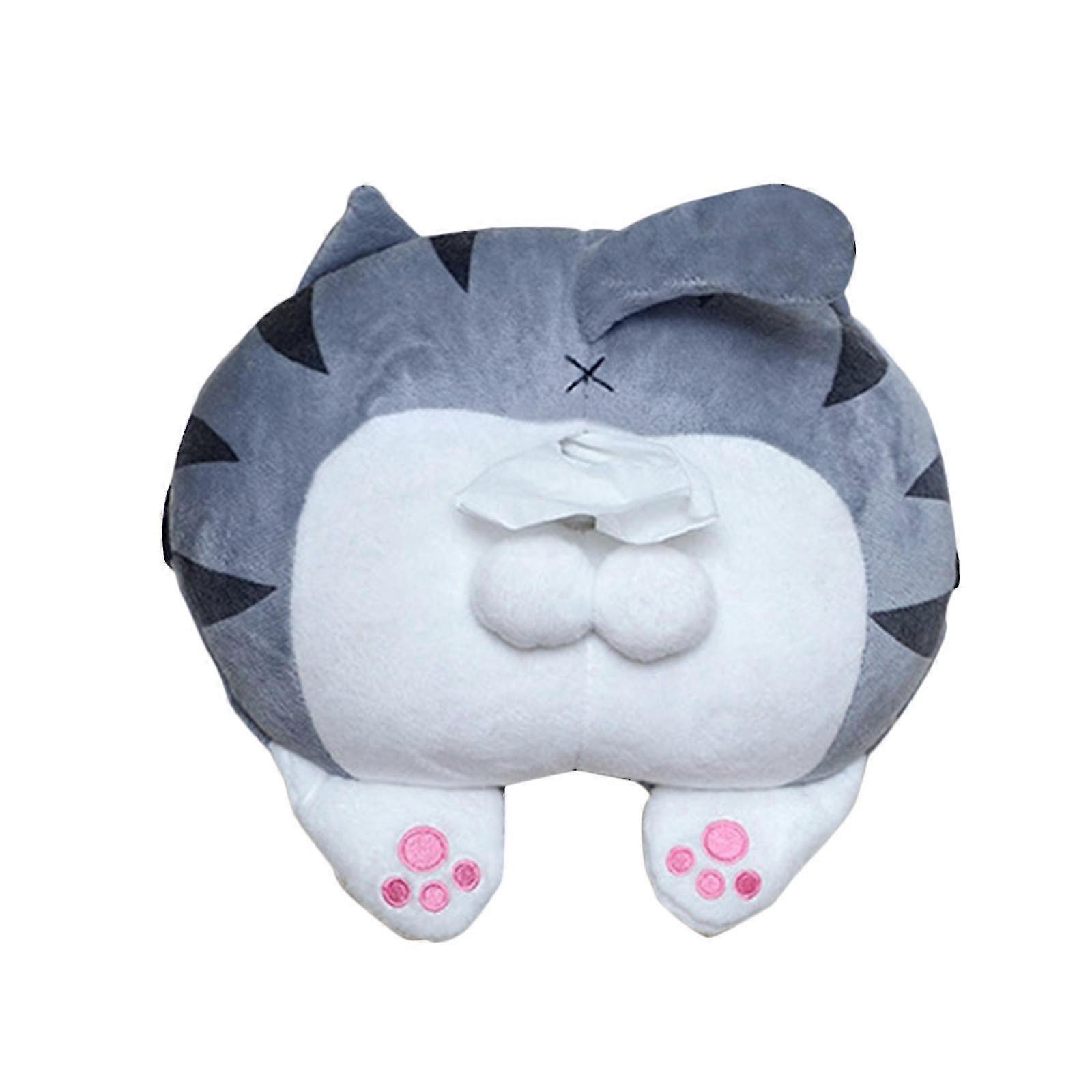 Monkey And Rabbit Tissue Storage Box Plush Soft Waterproof Liner High Quality Lady's Gift Napkin Dispenser Decoration