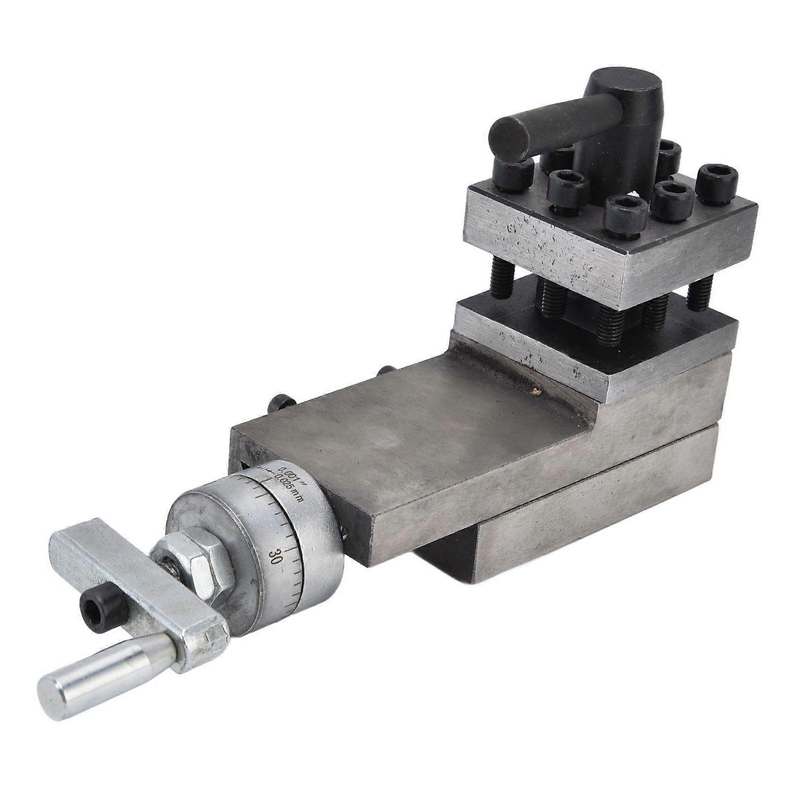 Tool Holder Mini Lathe Accessories 2 Way Metal Lathe Holder Tool Quick Changing Assembly Lathe Tool Holder Tool 63mm Stroke 50 X 50mm