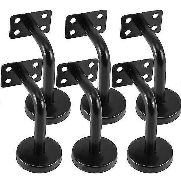 6pcs Handrail Bracket Banister Bracket Stainless Steel Hand Railing Bracket