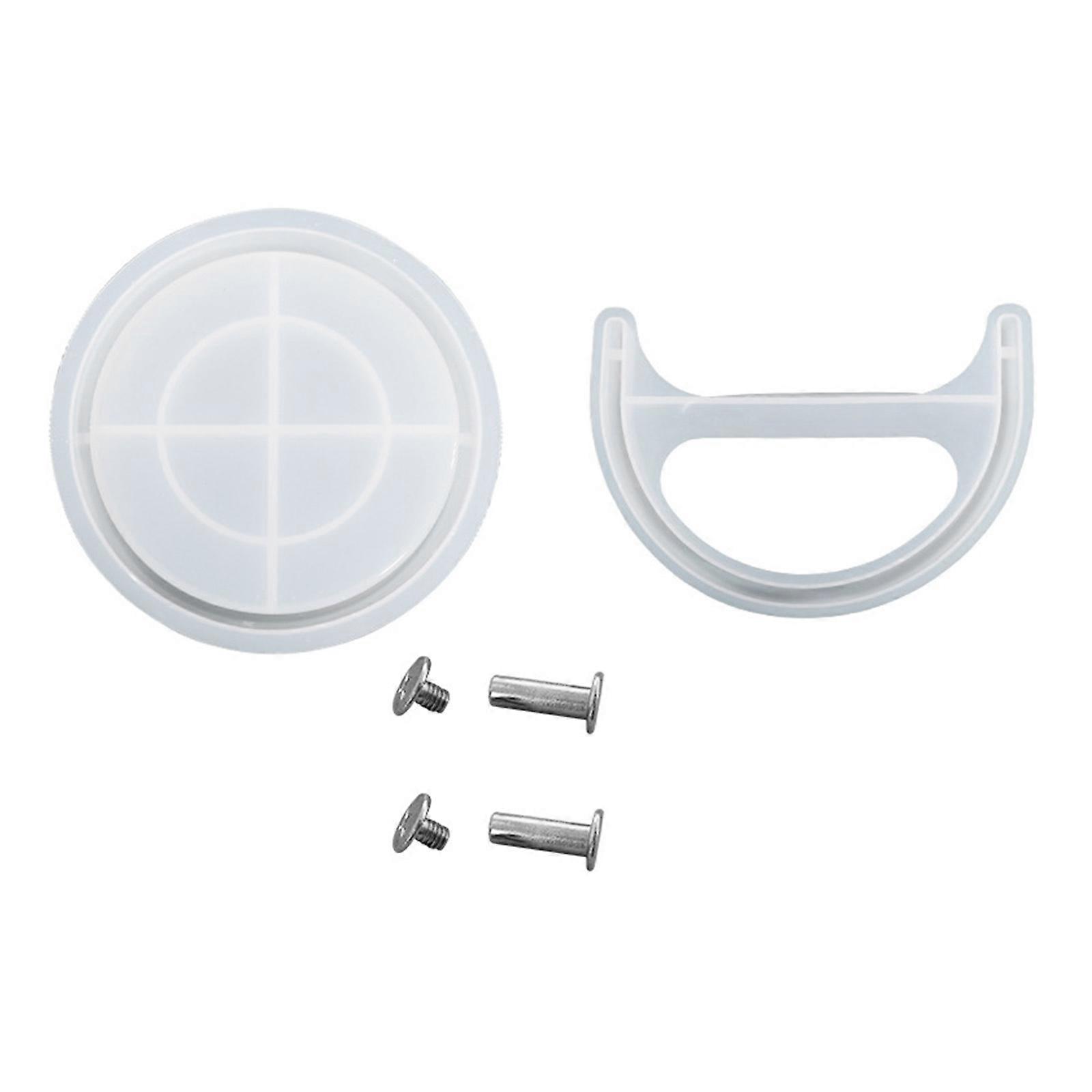 Bottle Resin Mold Round Handheld Fruit Storage Silicone Mold Set with Screw