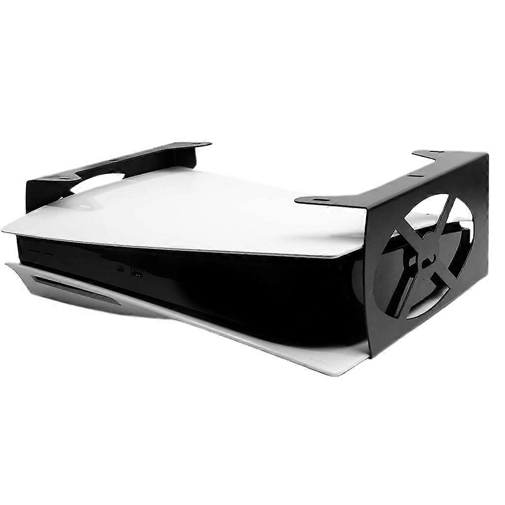  Space Saving Storage Shelf Under Desk Stand Holder for P5 Optical Drive Version and Digital Edition Game Console Bracket