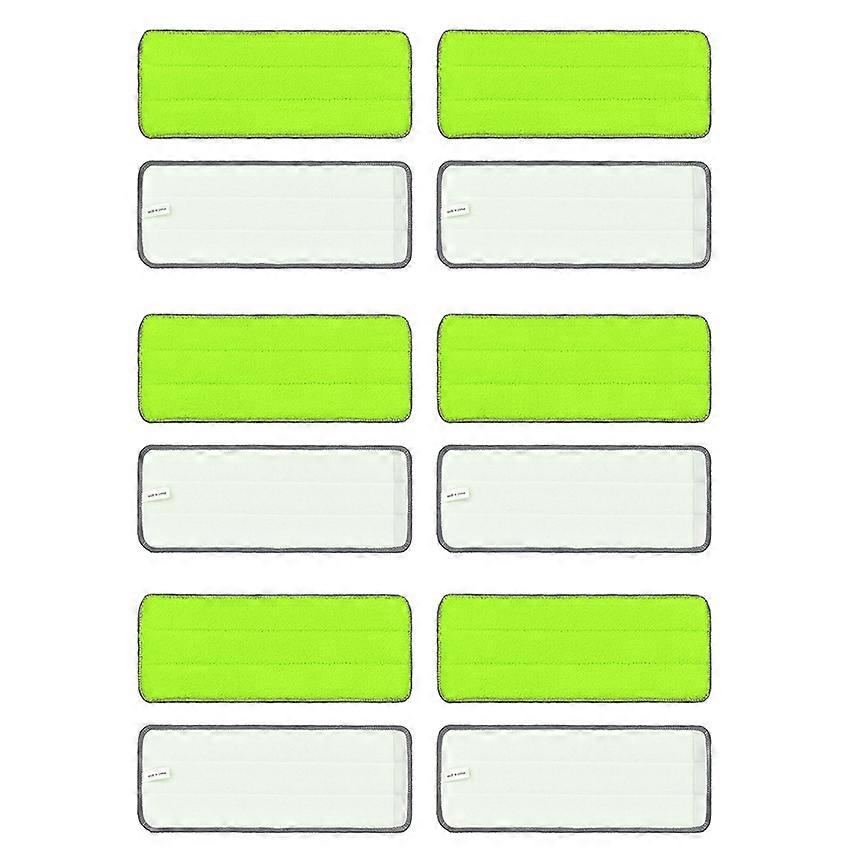 Microfiber Flat Mop Cloth Wet & Dry Replacement Pad Accessories for Libman Rinse 'n Wring (6Pcs)