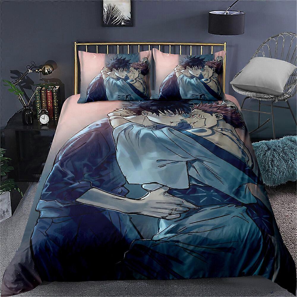 v3231 Lenzuola Jujutsu Kaisen Size Letto Doona Set copripiumino Lenzuola IU3231