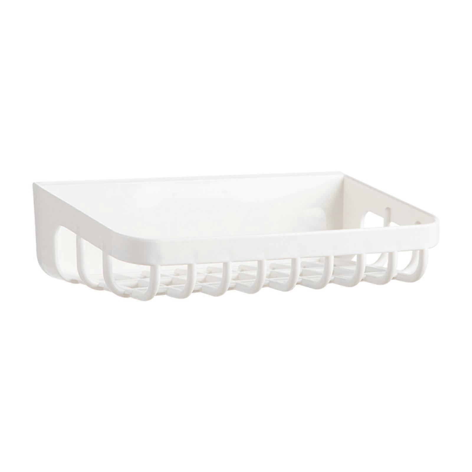 Soap Cup Storage Rack Wall-Mounted Easy Install Quick Drain Breathable Moisture-Proof Multifunctional Storage Rack
