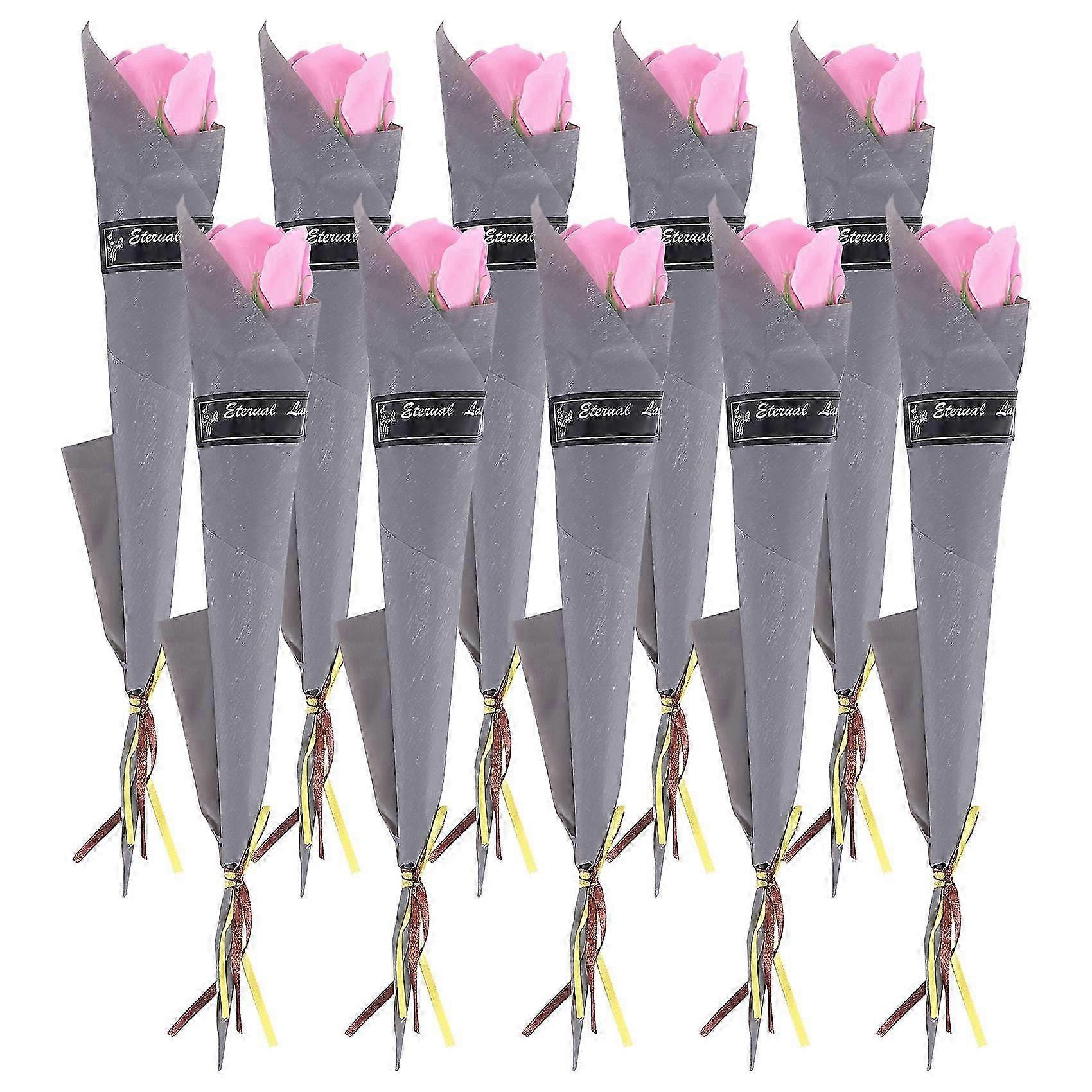 10Pcs Single Simulation Korean Soap Flower 's Day Gift Soap Roses Single Artificial Soap Flower 2