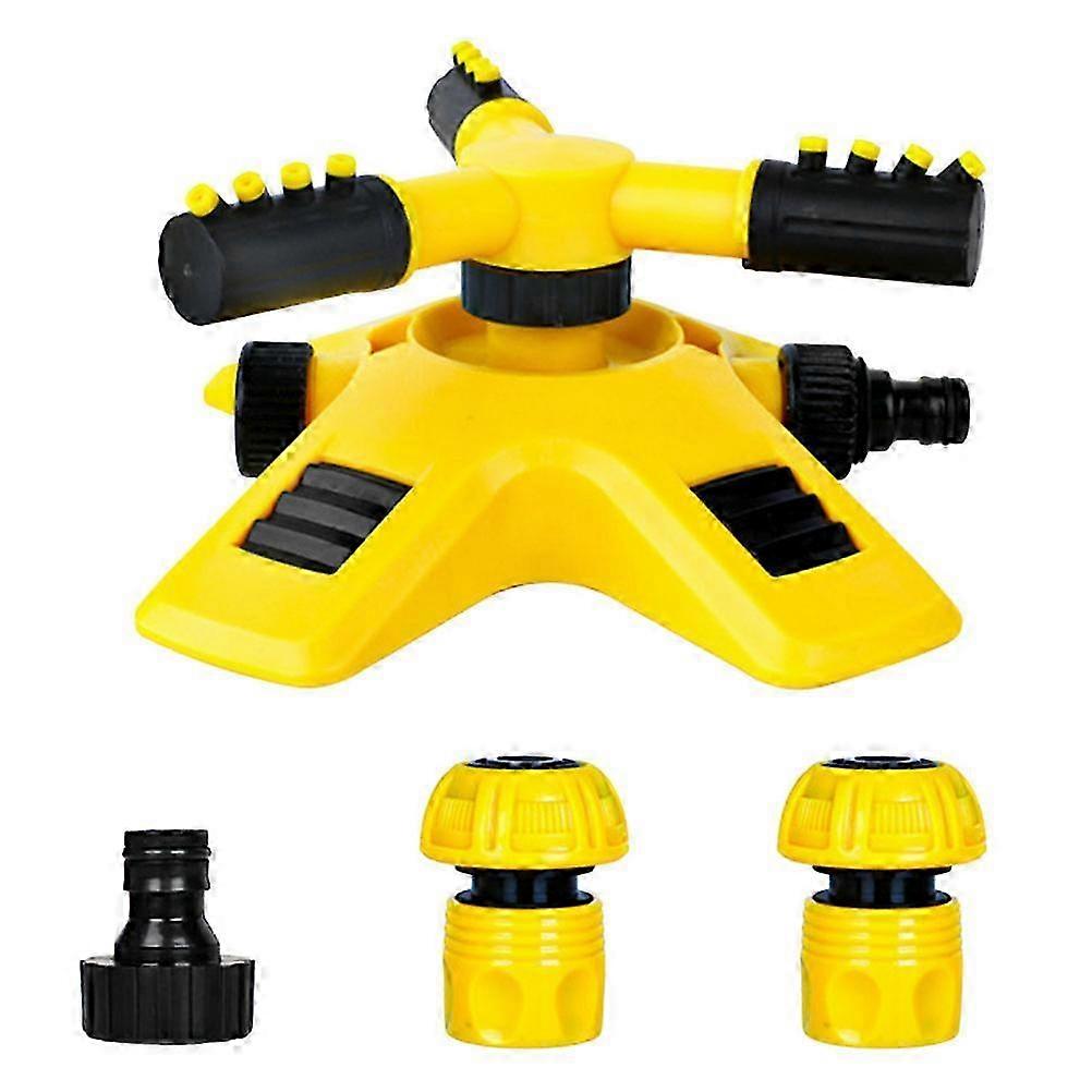 1 Set Automatic Sprinkler with 3/4 inch Fitting 360 Degree Rotary Sprayer