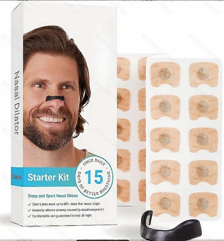 Nasal Strips to Boost Oxygen Intake - Stop Snoring, Improve Sleep - Starter Kit