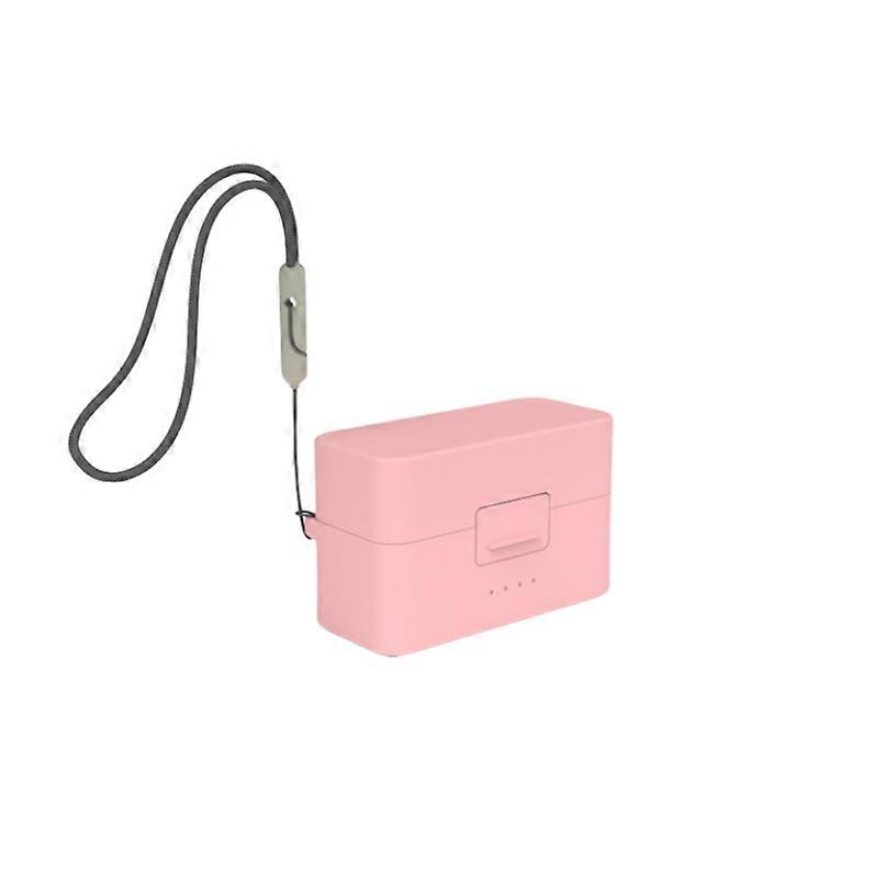 Microphone Silicone Protective Case Lavalier Microphone Case Accessories for DJI MIC 2 (Pink)