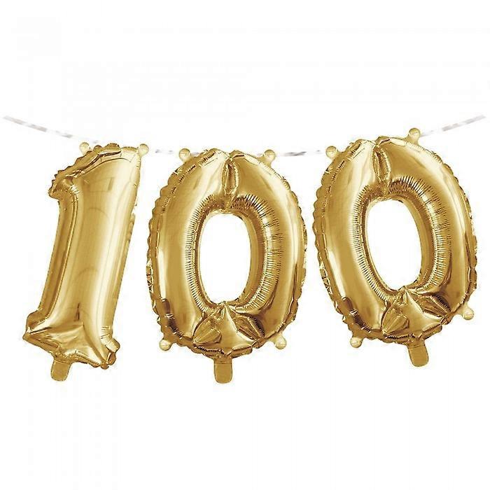 Creative Party Banner 100th Birthday Foil Balloon