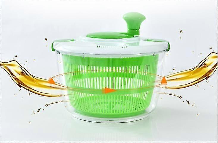 Salad Spinner Large Fruits And Vegetables Dryer Quick Dry Design Bpa Free Dry Off Drain Lettuce And Vegetable With Ease For Tastier Salads And Fas