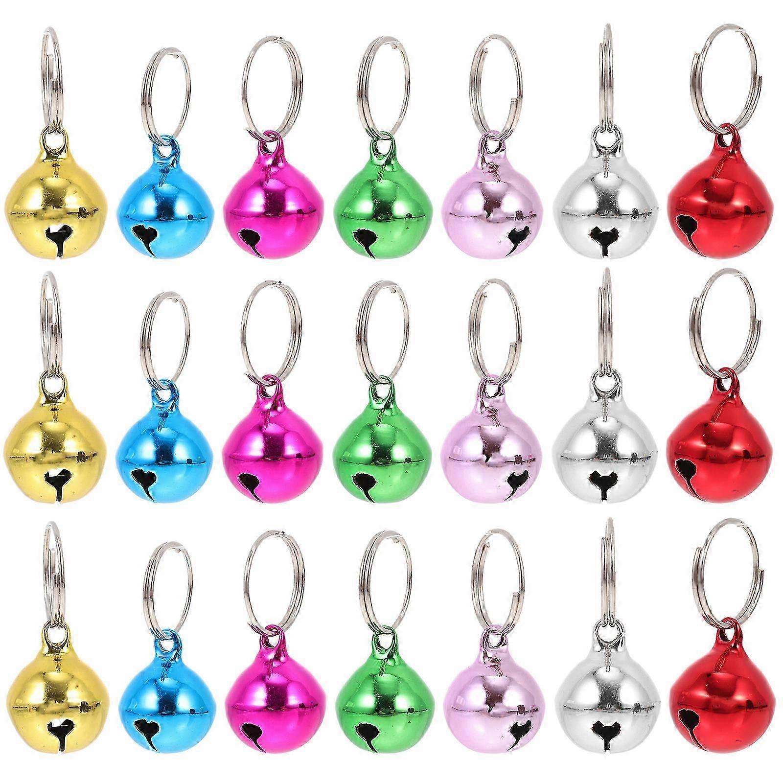 24pcs Decorative Dog Bells Multi-function Pet Bells Adorable Collar Bells Cat Accessory