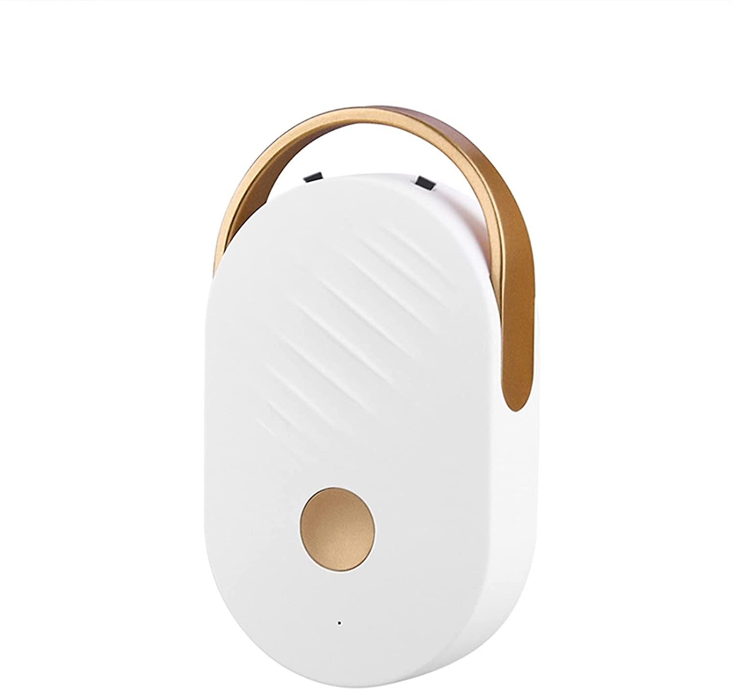 Portable Air Purifier Usb Portable Negative Ion Necklace Purifier No Radiation Low Noise (Color : White)