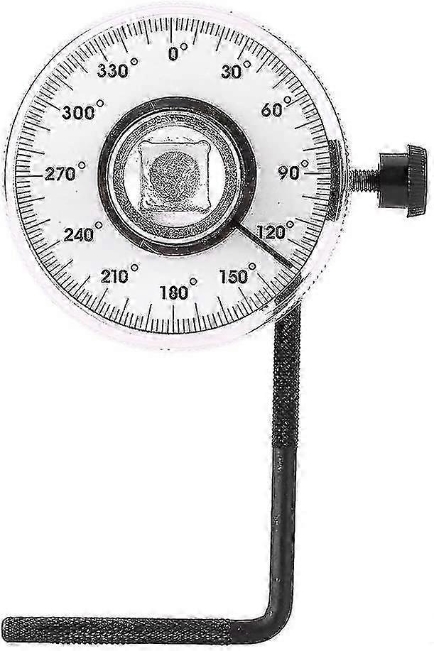 Clamping Gauge, 1/2 Inch 360 Degree Angle Gauge Adjustable Drive Angle Angular Torque Wrench Measure Car Gauge