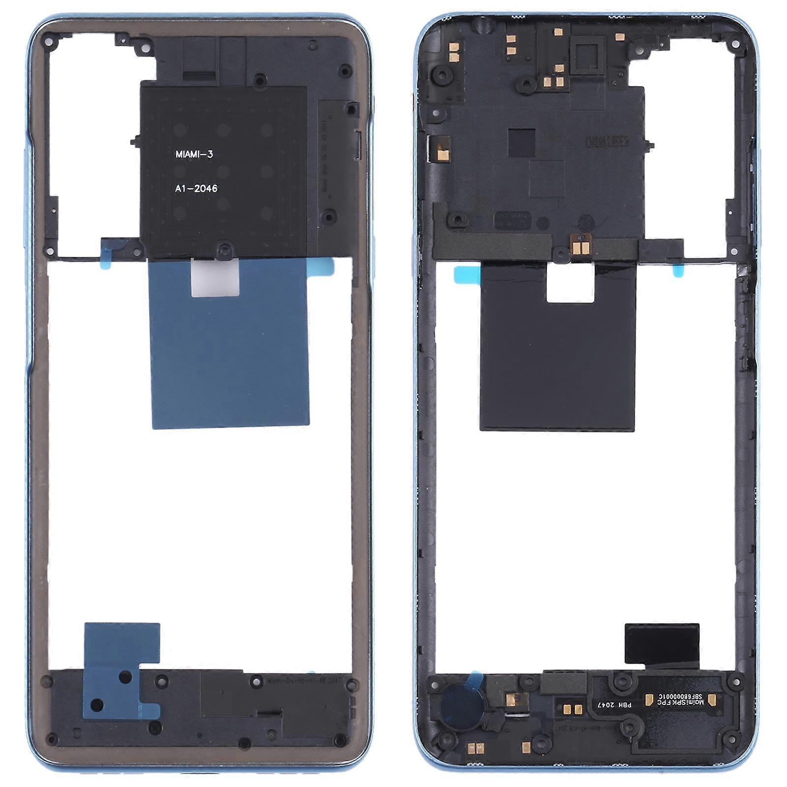 COMPATIBLE Middle Frame Bezel Plate for TCL 20S (Blue)