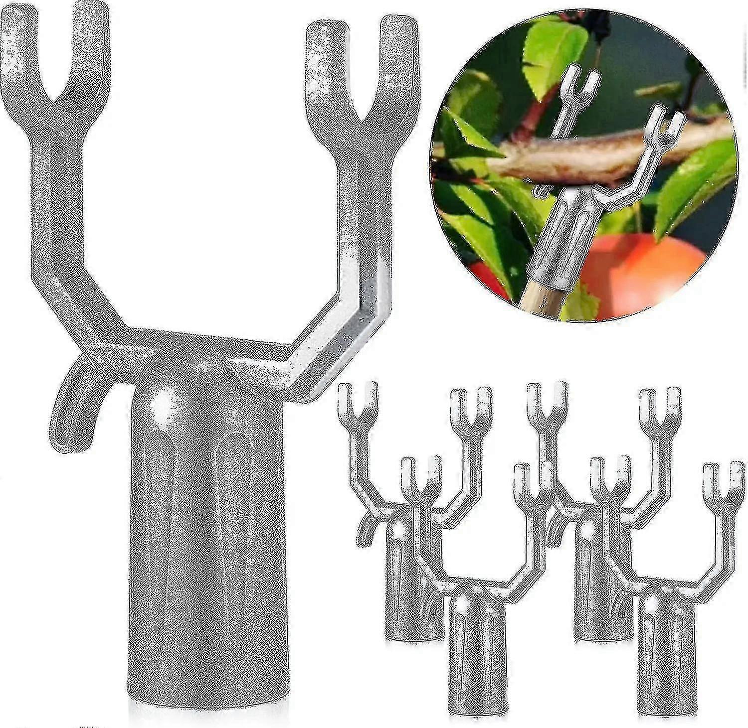 Metal Tree Branch Support Tree Brace Branch Crutch Tree Straightening Kit For Propping Up Fruited Tree Branches Vineyards Ornamental Gardens Orchards