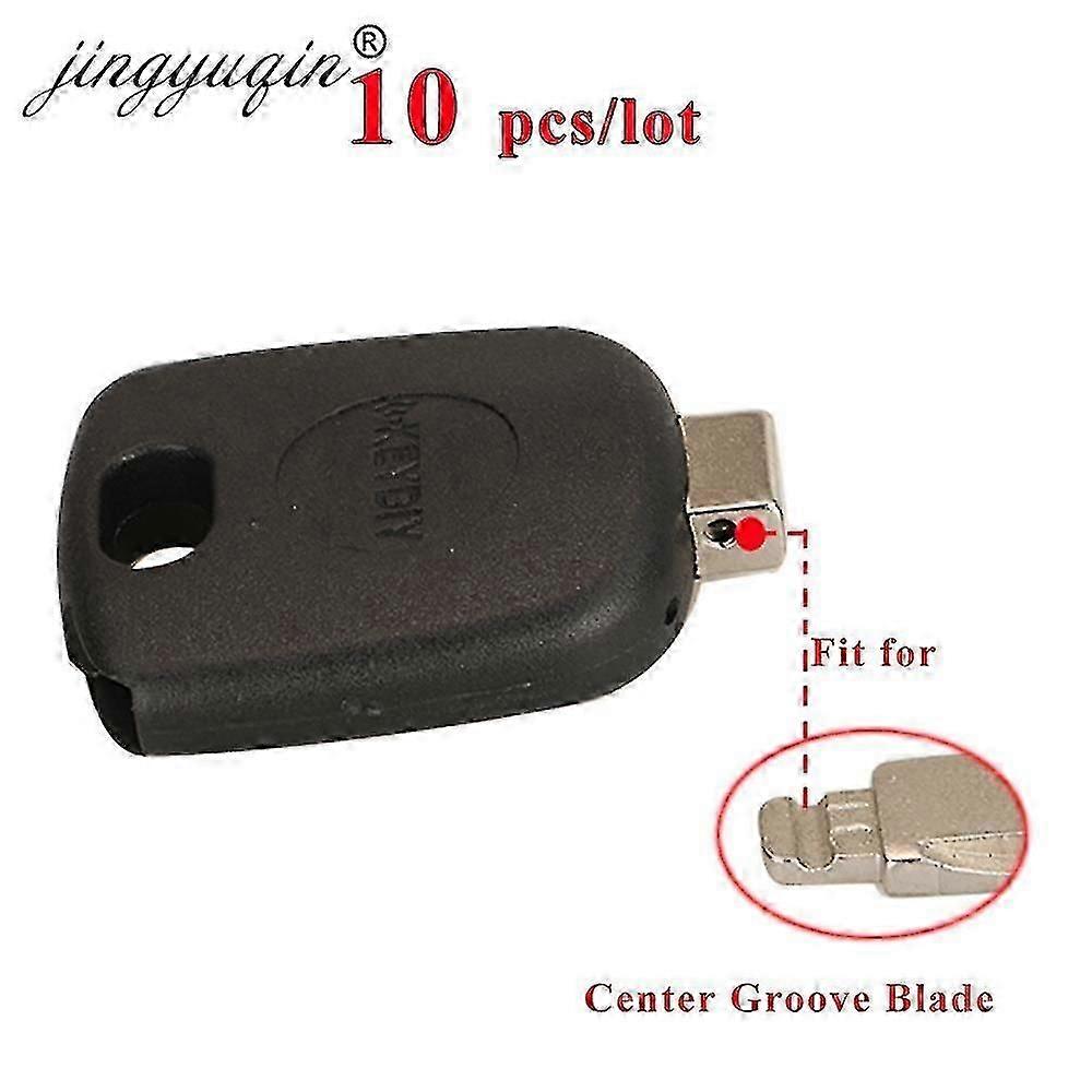 10pcs Universal Transponder Car Key Shell Case Kd/blades Head With Chip Holder Universal Car Key Hou