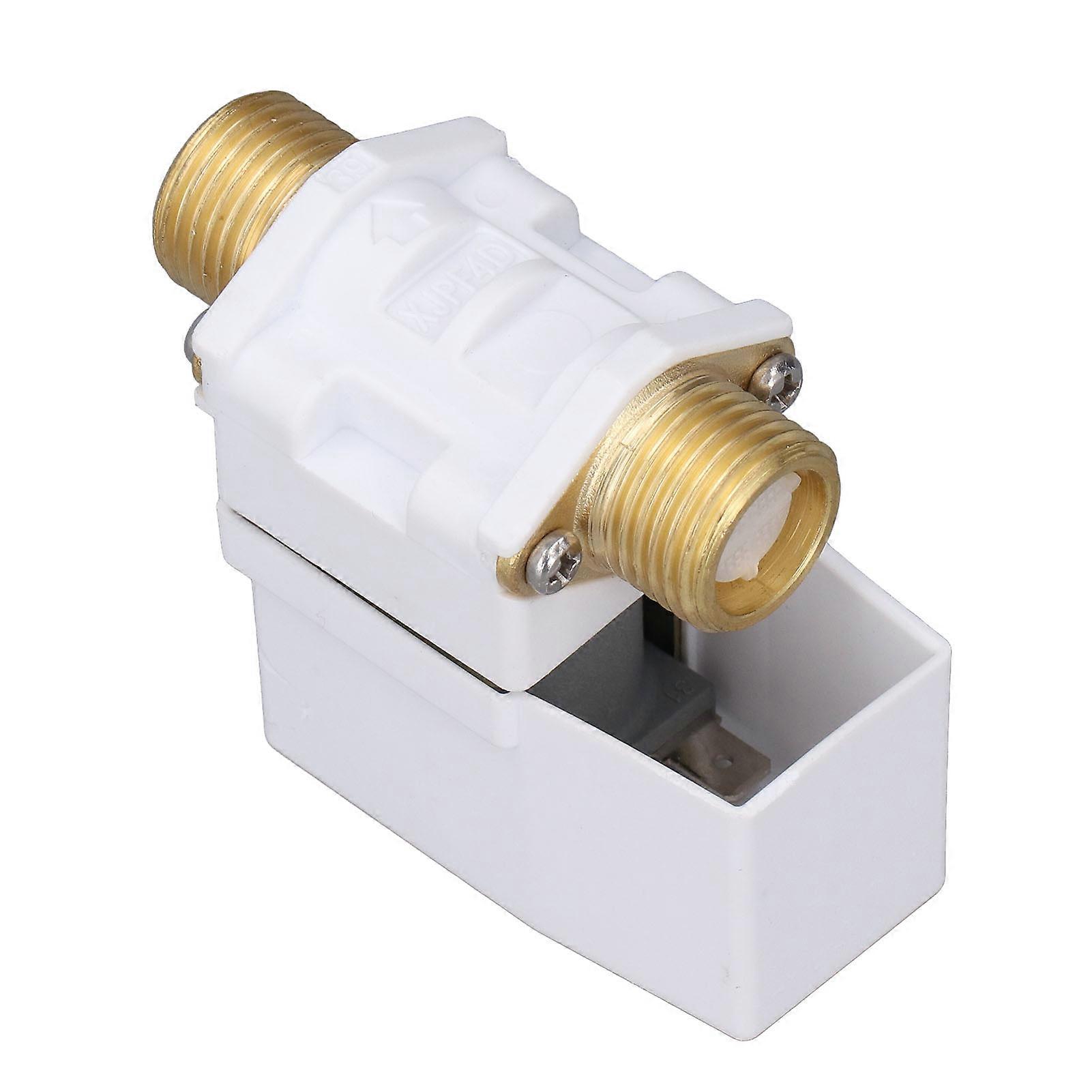 Water Inlet Solenoid Valve 1/2 Inch Thread 0.02‑0.8Mpa Water Inlet Valve with Anti Backflow Function DC12V 