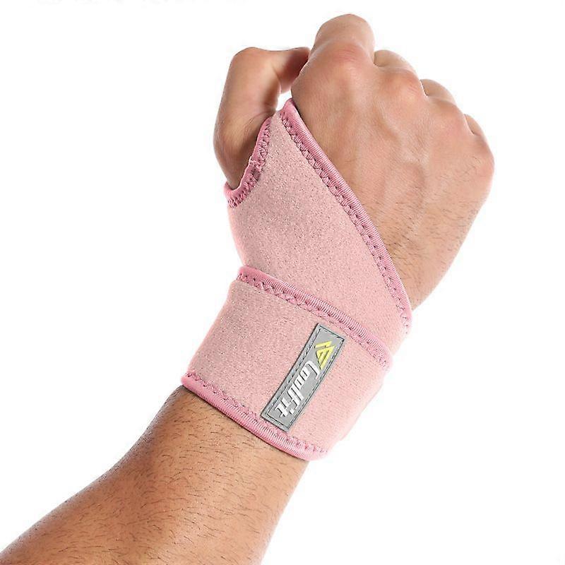 2 Pack Adjustable Wrist Brace Breathable Wrist Wrap Band Offer Hand Support for Fitness, Bench Press, Weightlifting-One Size Fits Left or Right Hand