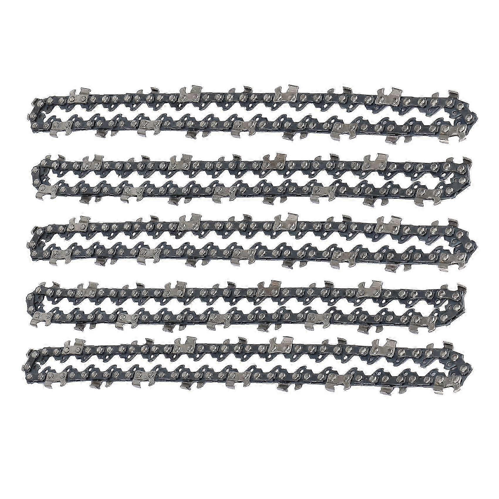 Portable 6 Inch Chainsaw Chain Replacement - 5pcs Mini Chainsaw Chain Guide Saw Chain
