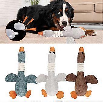 Pet Dog Leker For aggressive Chewers Uforgjengelig stor rase og knirkende gjess