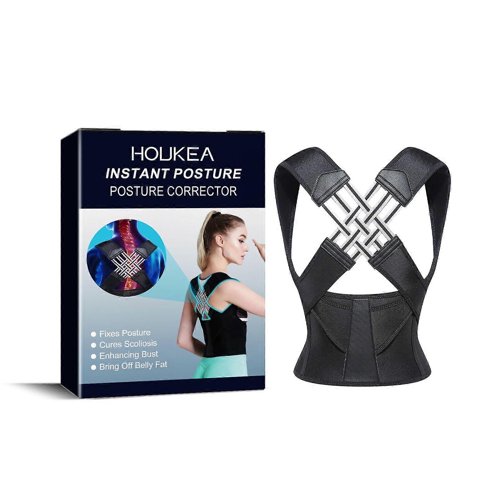 Houkea Back Support Posture Brace Children Adult Back Corrector Sitting Posture Correction