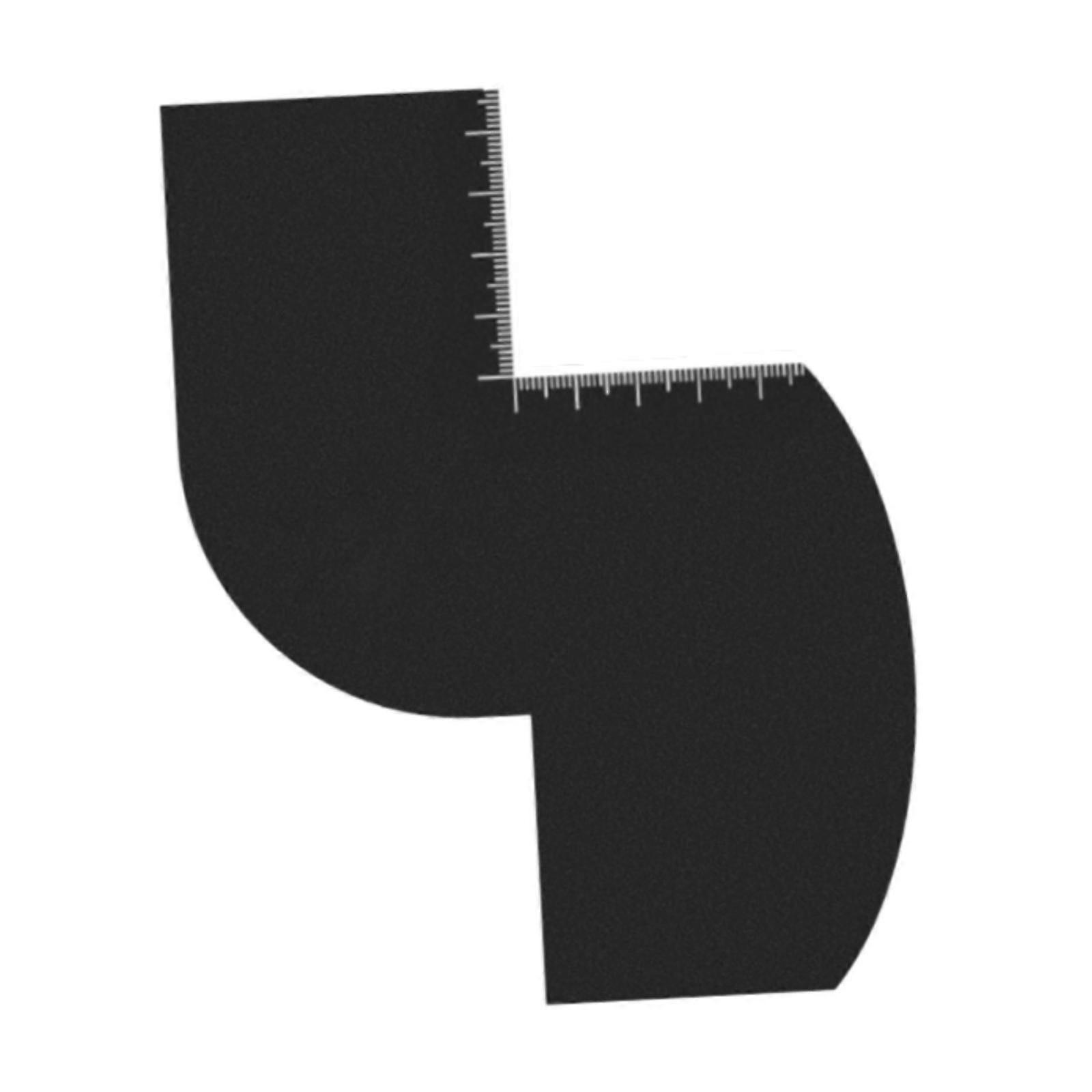 Enhance Barber Card Reusable Hairline Maker for Men Barber Styling W Shape