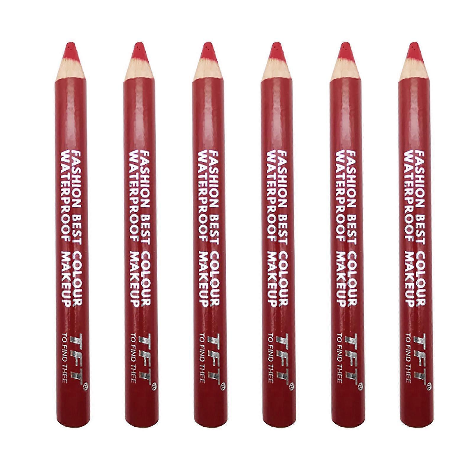Eyeshadow Eyeliner Lip Liner Pencil Sharpener 3 In 1 Metal 12 Color 6PCS HarmonyHub663