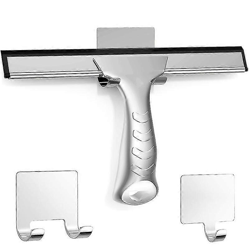 Shower Squeegee with Hook for Floor and Window Cleaning - Shower Squeegee for Tile and Shower Wall